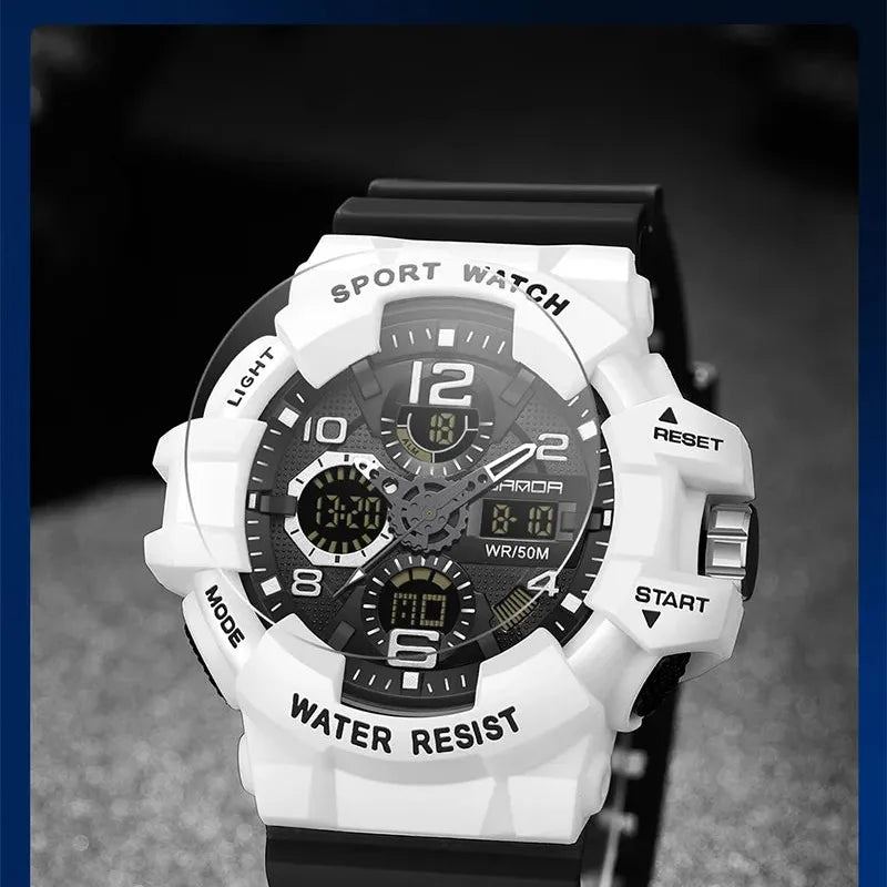 SANDA Brand G- Style Military Watch Men Digital Shock Sports