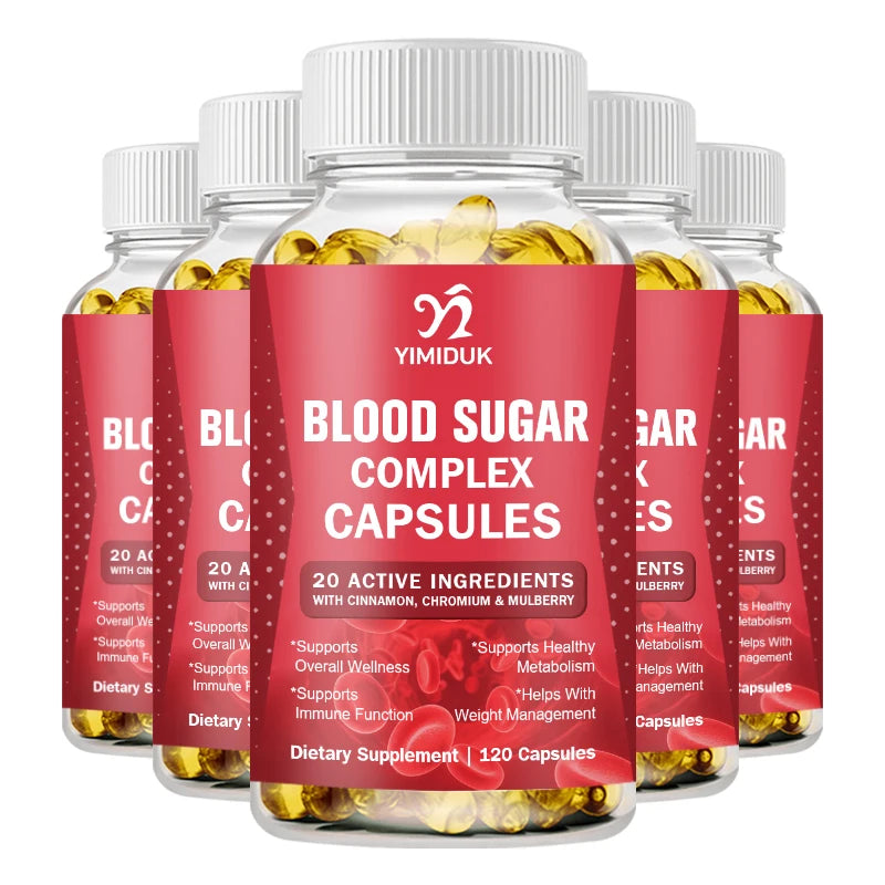 Blood Pressure Support Supplement - Balances Blood Sugar Levels, Digestion, Glucose Metabolism, Immune Health