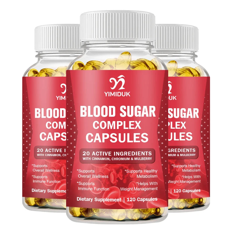 Blood Pressure Support Supplement - Balances Blood Sugar Levels, Digestion, Glucose Metabolism, Immune Health