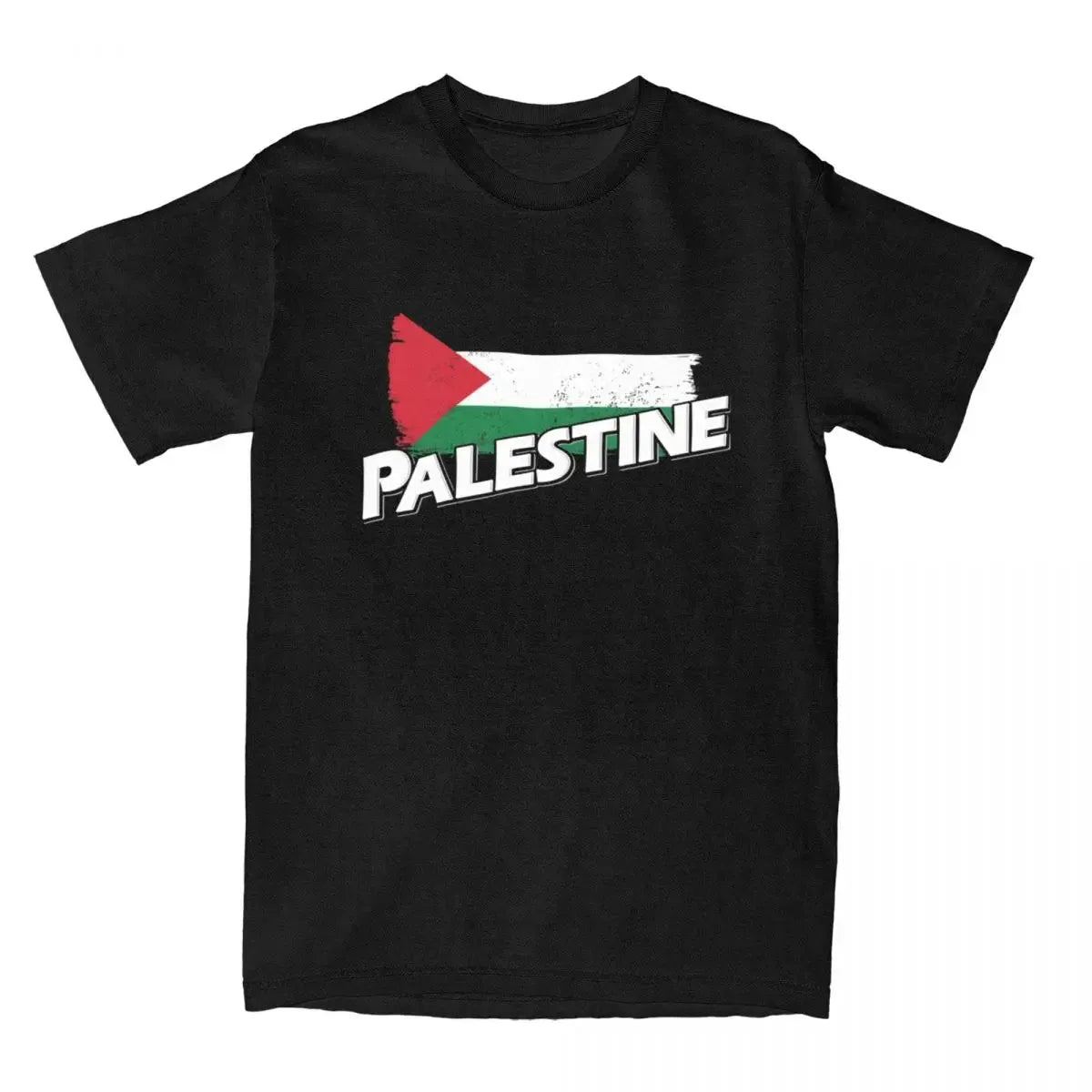 Palestine Flag T-Shirt Couple Free Gazas Vintage 100% Cotton T Shirts Beach O Neck Hippie Tees Casual Big Size Clothes