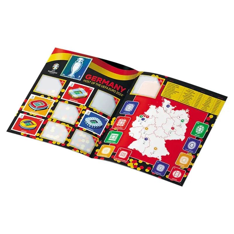 Topps Official Euro 2024 Sticker Collection - Starter Pack - Contains 24 Stickers and An 88 Page Album