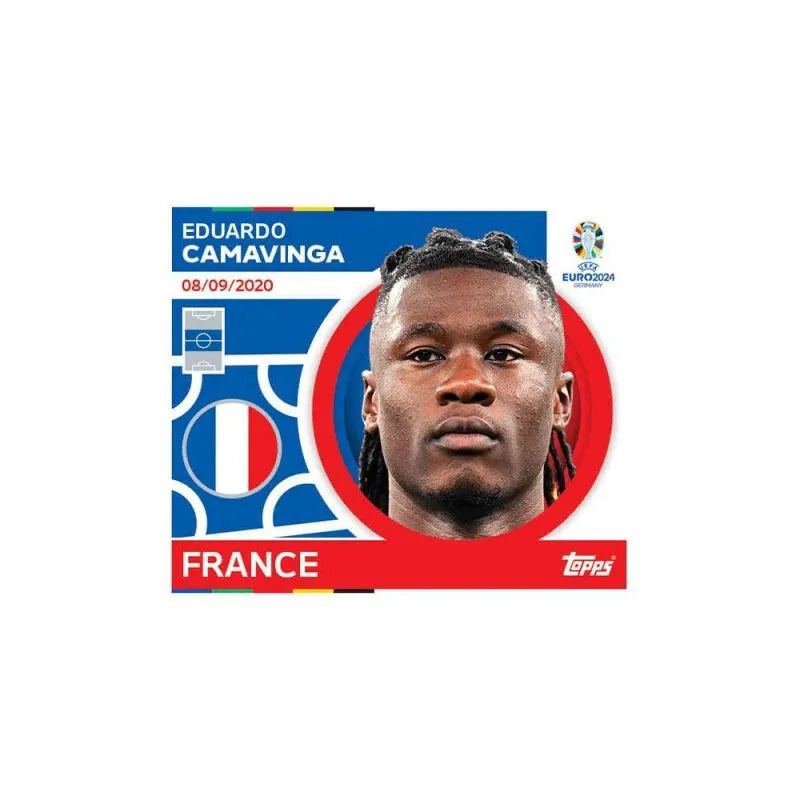 Topps Euro 2024 Sticker Mega Ecobox Contains 87 Euro 2024 Stickers, 2 Parallel Stickers and 1 Gold Signature Series Sticker