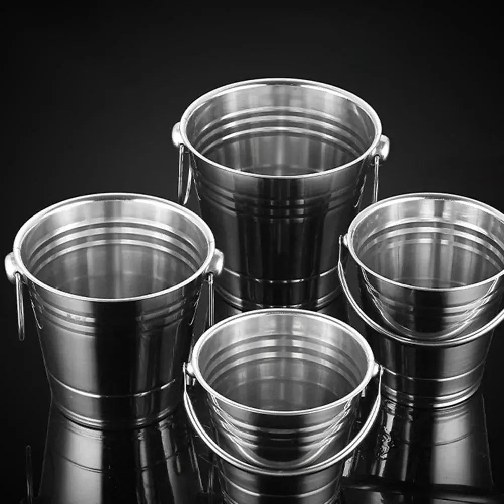 Beer Cooling Bucket Bar Utensils Champagne Beer Bucket Ice Maker Stainless Steel Wine KTV Bar Kitchen Party
