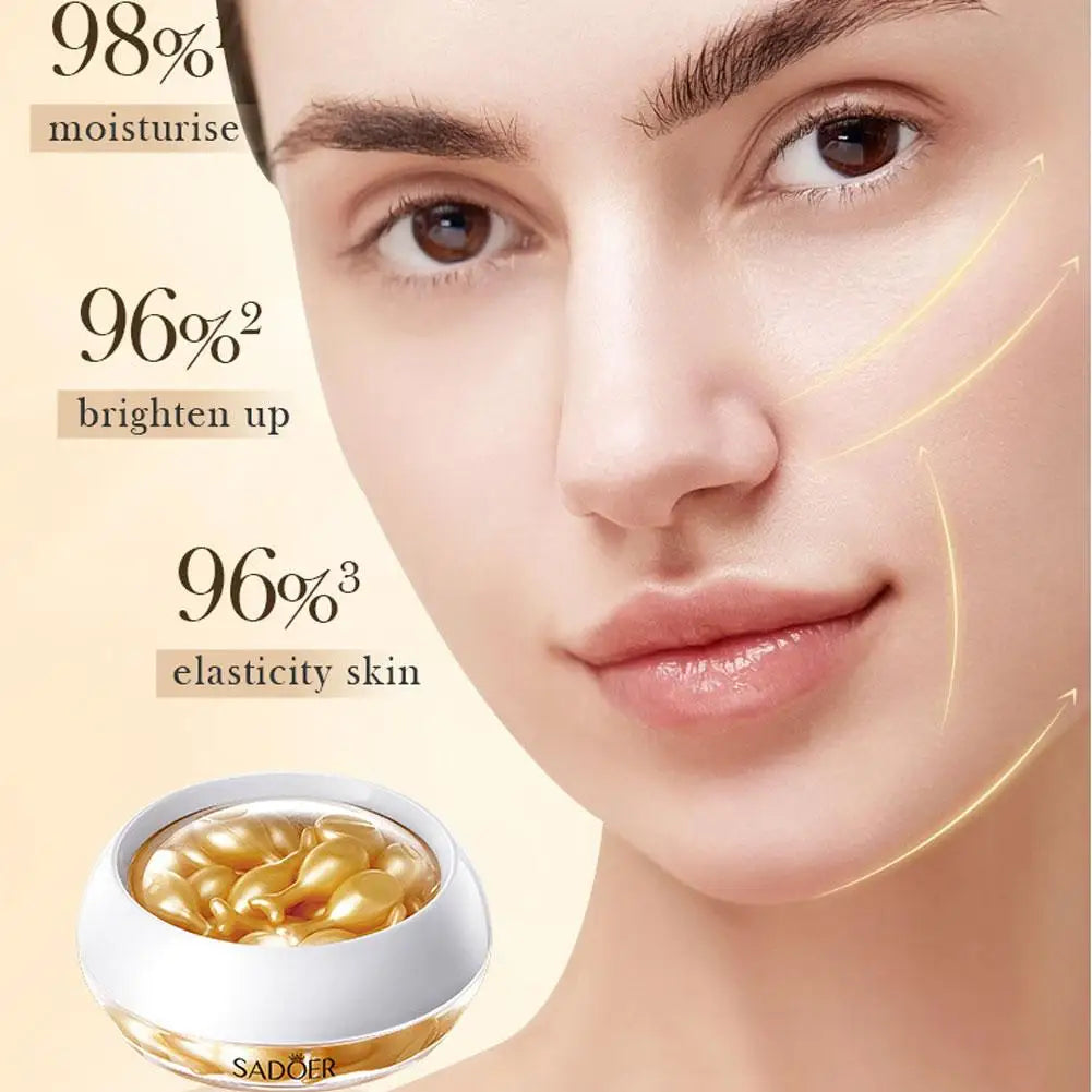 Placental Essence Capsule Snail Capsule Rose Capsule Brightening Moisturizing Hydrating Nourishing Smoothing Faical Skin Care