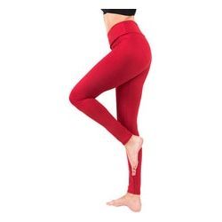 High Waisted Fitness Leggings for Women High Stretch Sport Yoga Pants Milk Silk Solid Color Tight - Jointcorp