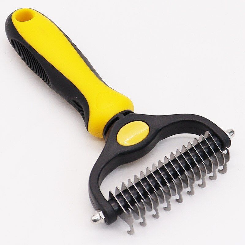 Professional Pet Deshedding Brush Dog Hair Remover Pet Fur Knot Cutter Puppy Cat Comb Brushes Dogs Grooming Shedding Supplies