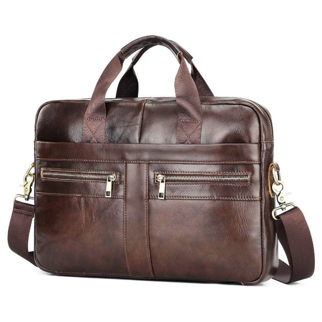 Handbags Casual Leather Laptop Bags Male Business Travel - Jointcorp