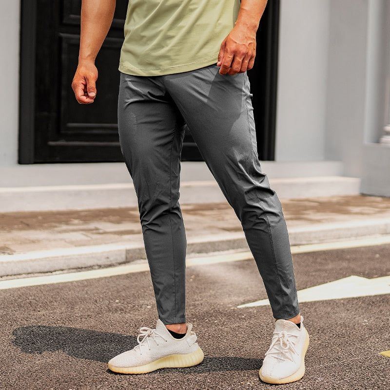 Men Running Fitness Sweatpants Male Casual Outdoor Training Sport Long Pants Jogging Workout Trousers Bodybuilding