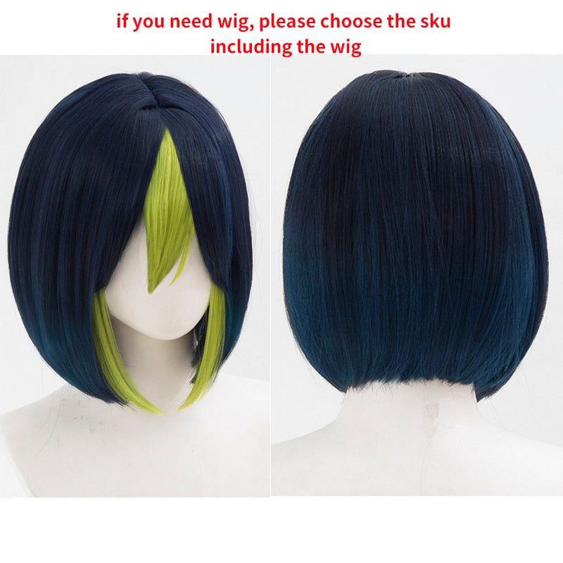 Game Genshin Impact Tighnari Cosplay Costume Wig Hair Genshin Tighnari Tail Costumes with Ears Accessories