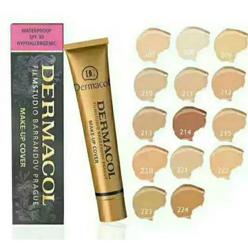 High Quality 14color Concealer High Coverage Waterproof Oil Control Lasting Foundation Cream Dark Spots Tattoo Covering Cosmetic