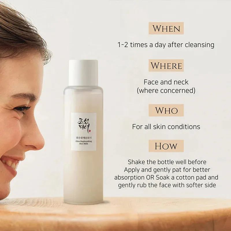 2024 New Origins of Glow Replenishing Rice Milk Deep Hydrating Long-Lasting Essence Water Face Care for All Type Skin