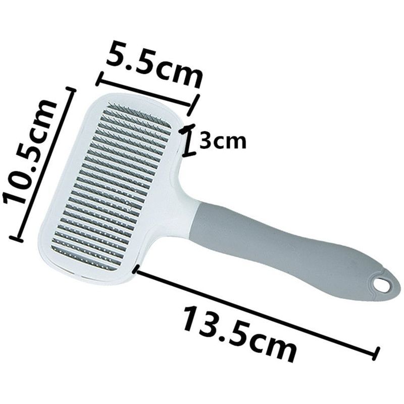 Cat Comb One-click Cat Brush Automatic Pet Hair Remover Pet Grooming Open Knot Comb for Cats Grooming Handle Brush Pet Supplies