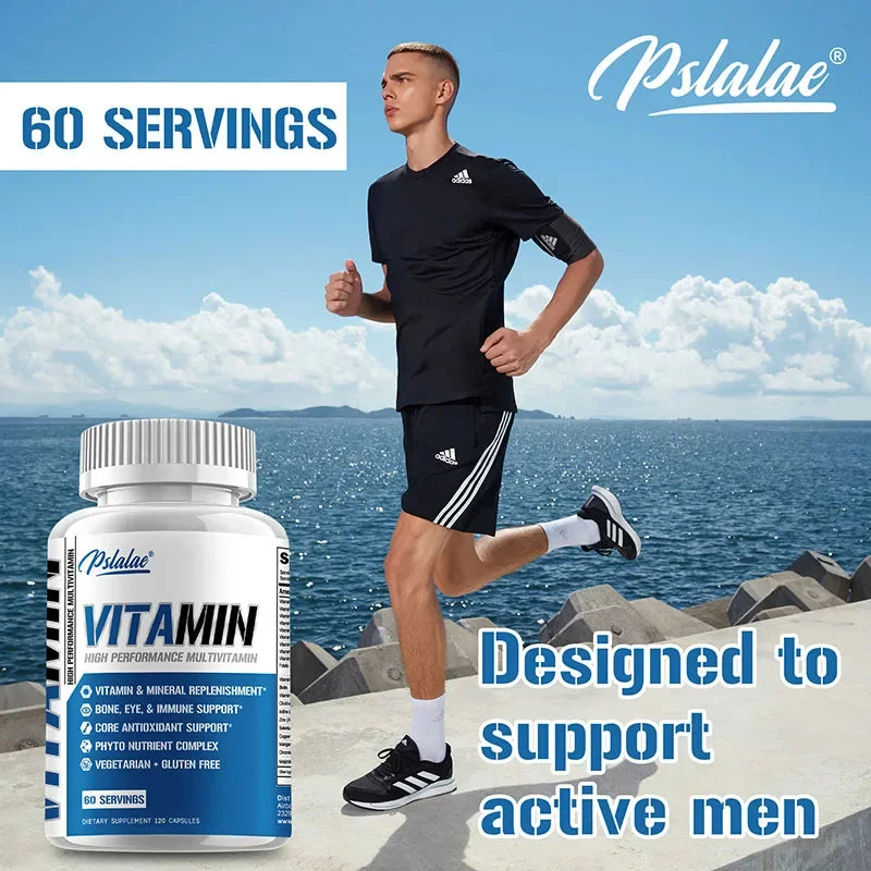 Men's Multivitamin - Improves Bone Strength, Energy, Immunity, Eye Care, Skin Health and Muscle Support