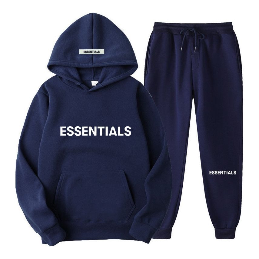 Men's Hooded Sweatshirt Suit Pure Cotton Couple Jogging Sweatshirt Street Sportswear