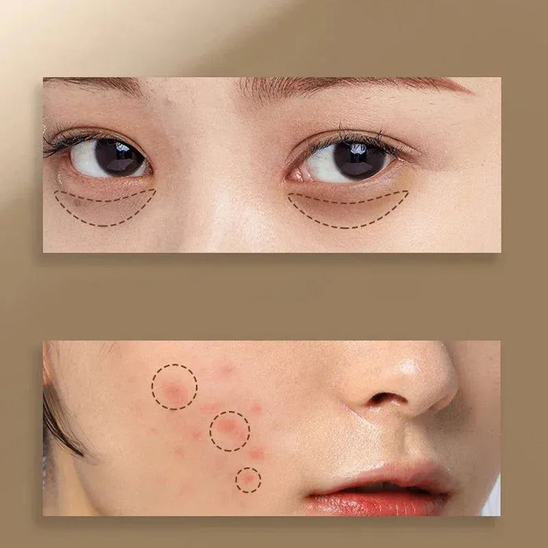 Triple Color Concealer Cover Tattoo Spots Acne Marks Face Fix Concealer Palette Long Lasting No Makeup Removal