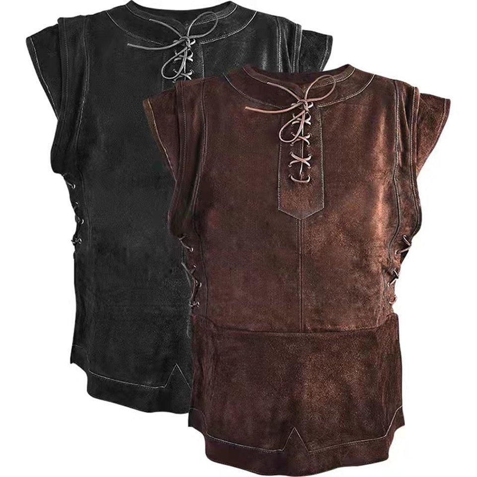 Cosplay Men'S Halloween Costume For Role-Playing Games Adult Clothing Party Dress Pirate Hunter Medieval European Viking Outfit