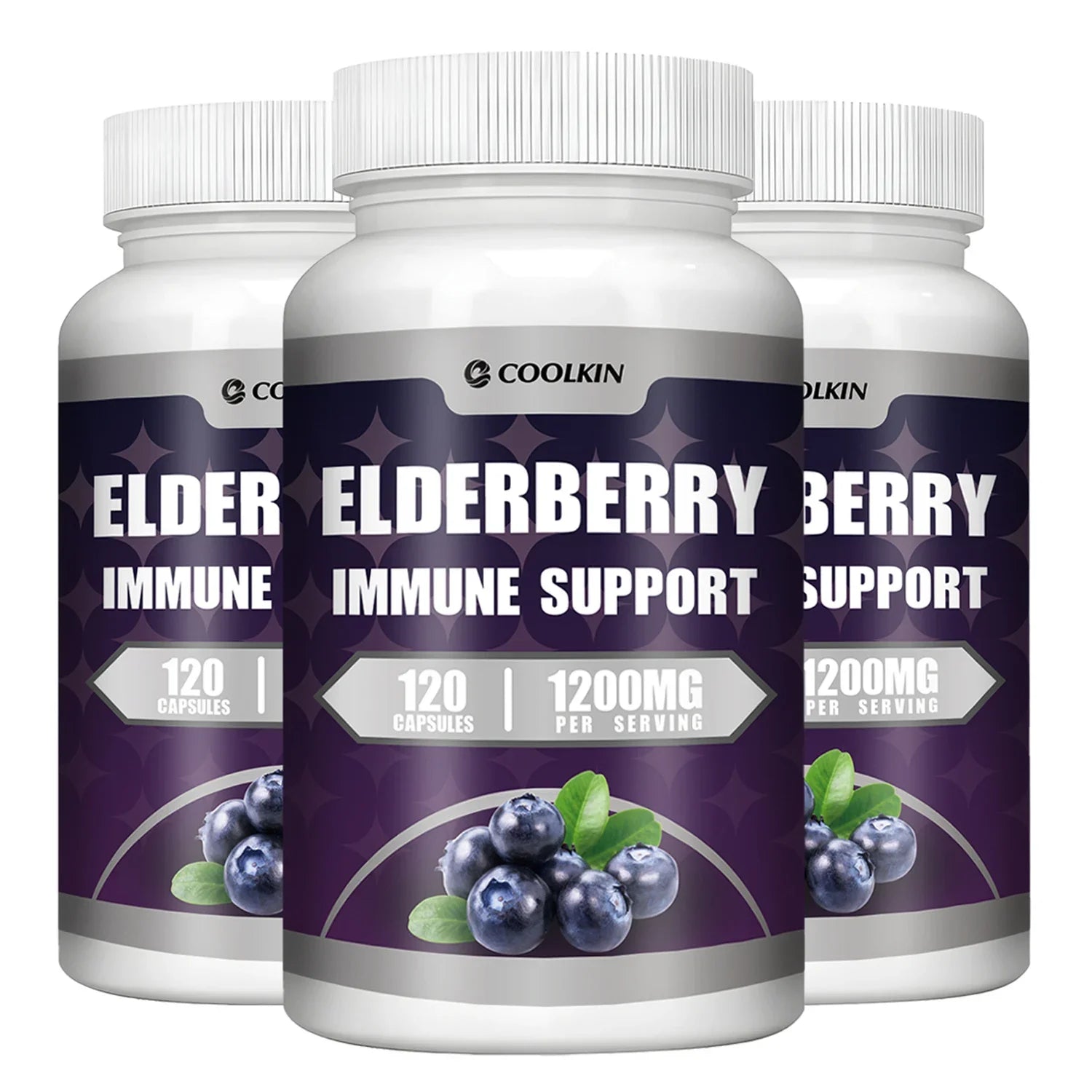Elderberry Immune Support - Antioxidant, Promotes Nutrient Absorption, Improve Body Resistance and Energy Levels