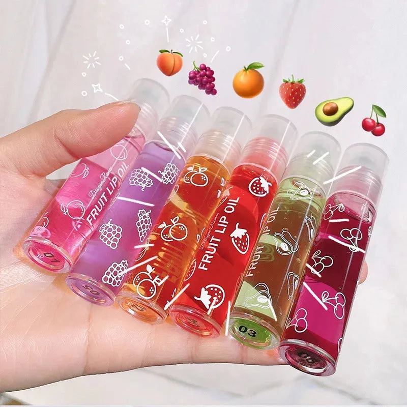 Walking Beads Lip Oil Moisturizing Moisturizing Lip Balm Fruity Colorless Transparent Lip Oil To Remove Dead Skin
