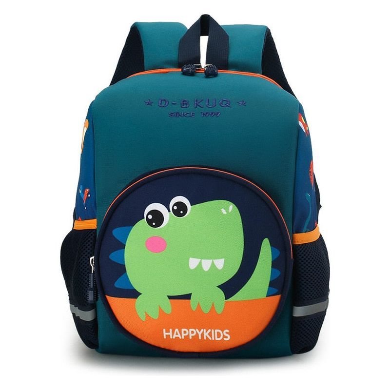 Schoolbag Cute Animal Cartoon Dinosaur Nylon Comfortable Chic Fashionable Backpack for Kids Boy Girl Kindergarten - Jointcorp