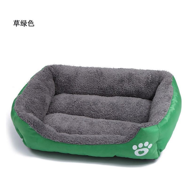 Large Pet Cat Dog Bed Square Plush Kennel Summer Washable Cat Mat Waterproof Mattress Pet Cushion Medium Large Dogs Pet Supplies - Jointcorp