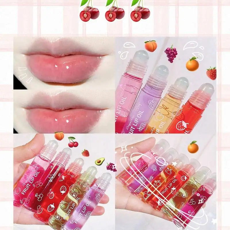 Moisturizing lipstick Roll-on Fruit Essence Lip Balm Long Lasting Waterproof hydrating smoothing lip skin lip gloss random color