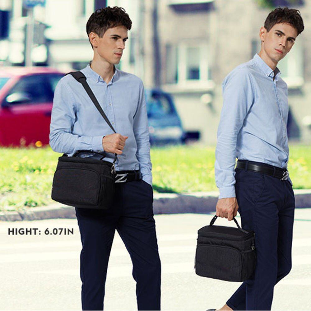 Insulated Lunch Bag Large Lunch Bags For Women Men Reusable Lunch Bag With Adjustable Shoulder Strap