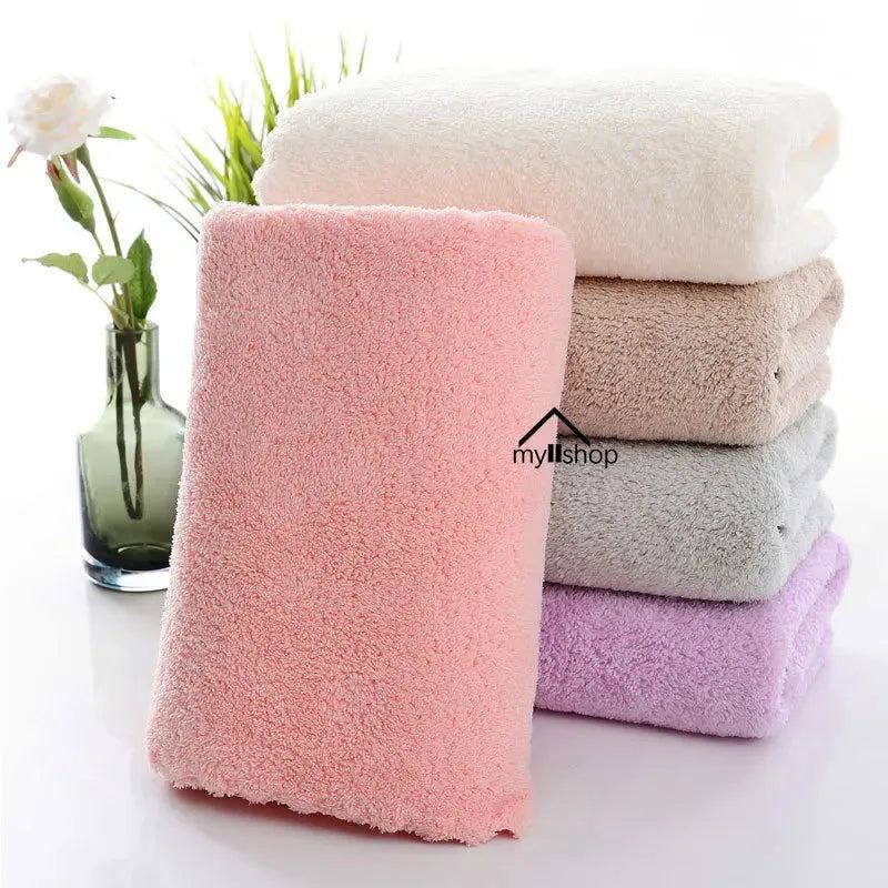 Face Towel Coral Fleece 25 * 25 Absorbent Cleaning Soft Comfortable Breathable Shower Hair Face Drying Towels Bathroom Products
