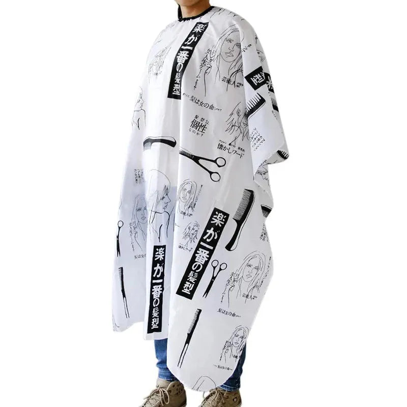 Creative Barber Hairdresser Aprons Haircut Capes Barbershop Waterproof Aprons Shawls Salon Professional Accessories Haircut Tool