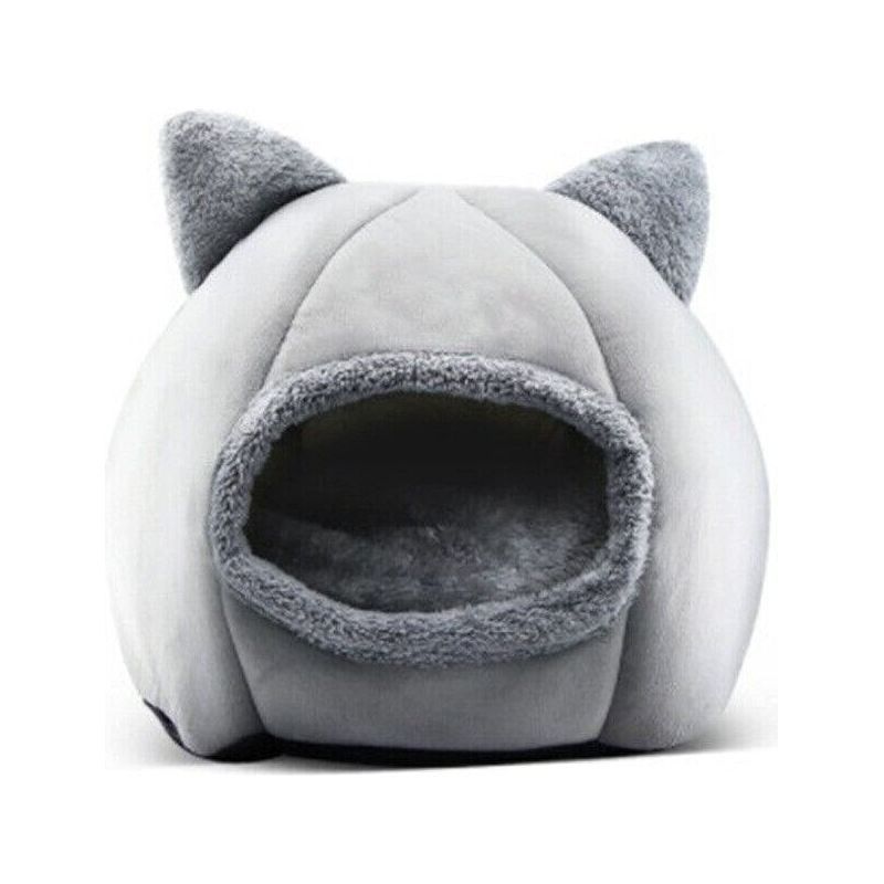 Pet Tent Cave Bed for Cats Small Dogs Self-Warming Cat Tent Bed Cat Hut Comfortable Pet Sleeping Bed - Jointcorp