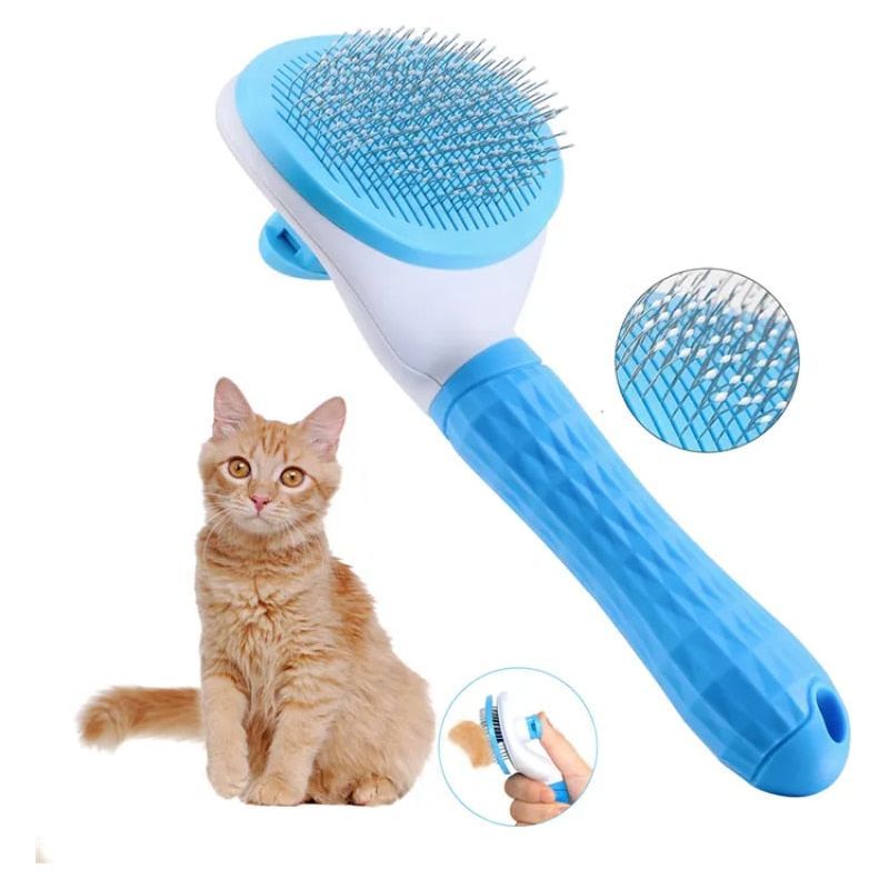 Dog And Cat Hair Removal Floating Hair Cleaning Pet Comb Stainless Steel Needle Comb Beauty Skin Care Pet Dog Cleaning Brush - Jointcorp