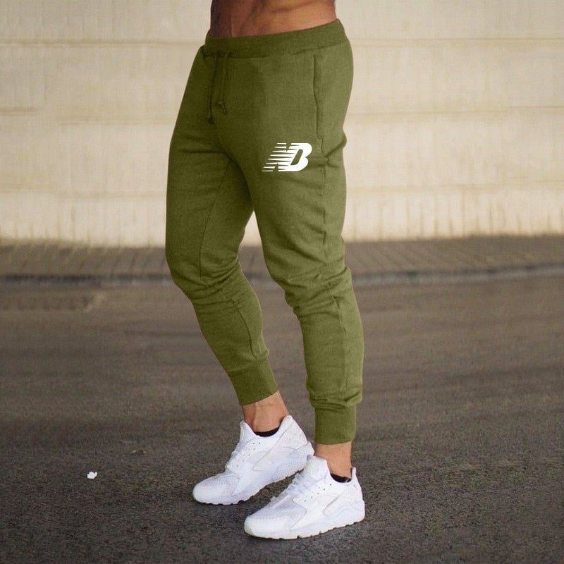 Thin jogging pants Men's jogging pants Spring and autumn jogging pants Men's jogging pants Cotton fitness pants