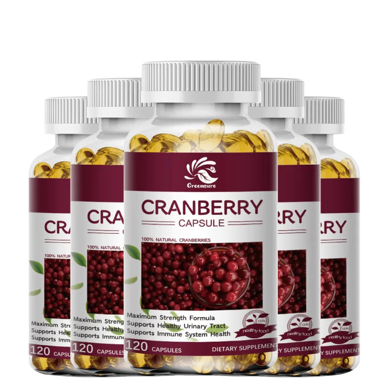 Cranberry Capsule Supports Kidney Bladder Urinary Tract Health Prevent Urinary Tract Infections Clean the Urethra