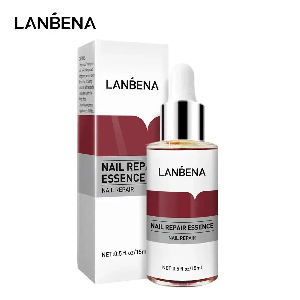 Lanbena Blue Beina Nail Essence Repair Care with 1 Small File 15ml