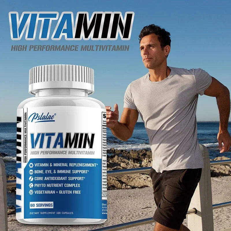 Men's Multivitamin - Improves Bone Strength, Energy, Immunity, Eye Care, Skin Health and Muscle Support