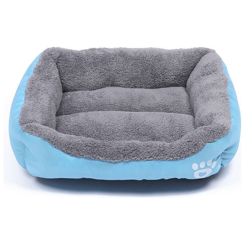 Large Pet Cat Dog Bed Square Plush Kennel Summer Washable Cat Mat Waterproof Mattress Pet Cushion Medium Large Dogs Pet Supplies
