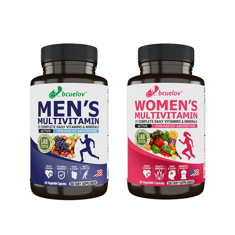 Multivitamin and Multimineral Supplement for Men and Women - Supports Joints, Skin, Energy, Immune System