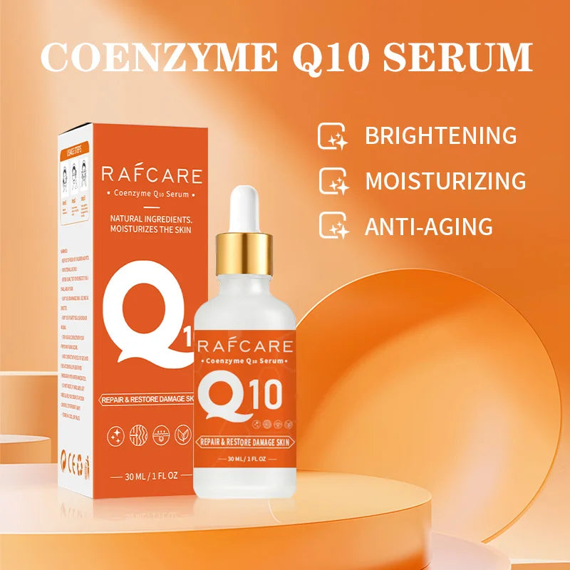 Q10 Coenzyme Remove Wrinkle Face Firming Lifting Anti-Aging Serum Fade Fine Lines Improve Puffiness Korean Skin Care Product