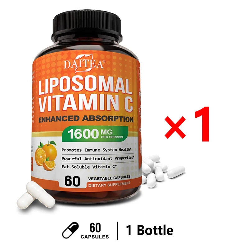 Big Tea Liposomal Vitamin C - Bone Density, Heart and Brain Health and Natural Calcium Supplement