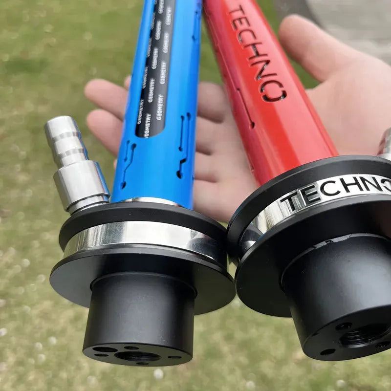 Stainless Steel Geometry Hookah TECHNO Shisha Detachable Water Sheesha Chicha Accessories