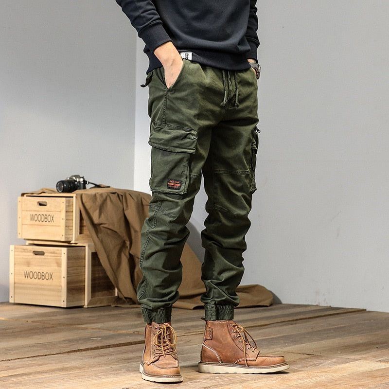 Joggers Cargo Pants Men Casual Y2k MultiPocket Male Trousers Sweatpants Streetwear - Jointcorp