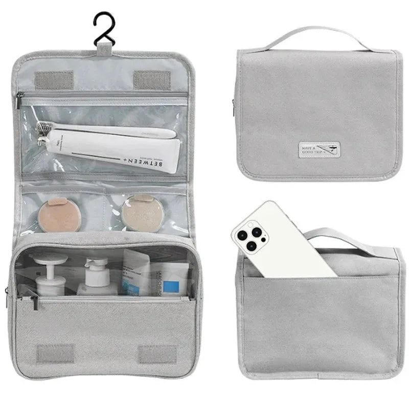 Makeup Bag Multifunctional Portable Toilet Bag Multi-Layer Large Capacity Square Hook Bag Thickened Waterproof Wash Bag