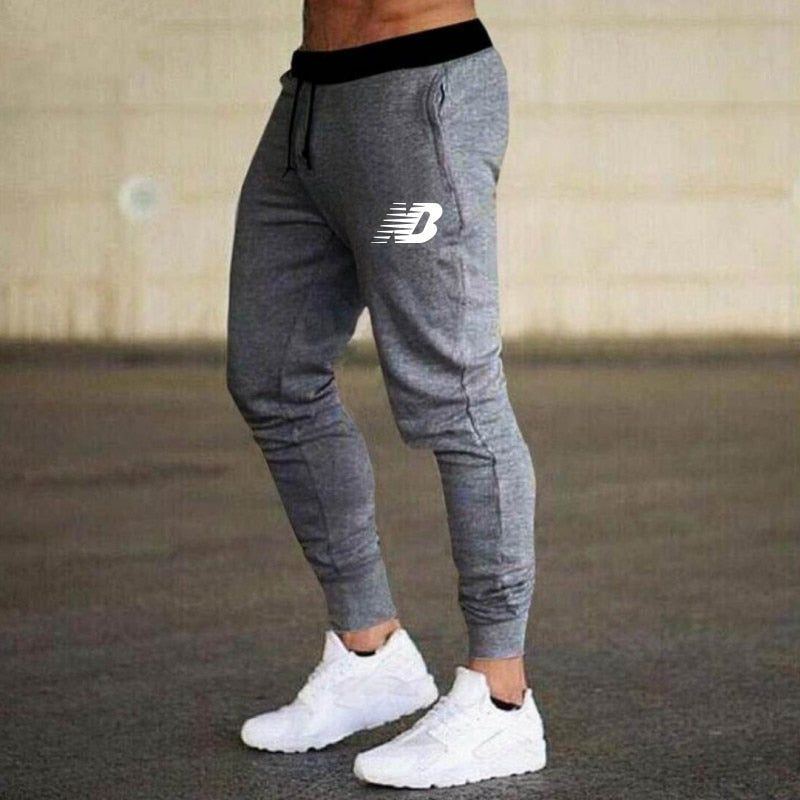 Thin jogging pants Men's jogging pants Spring and autumn jogging pants Men's jogging pants Cotton fitness pants