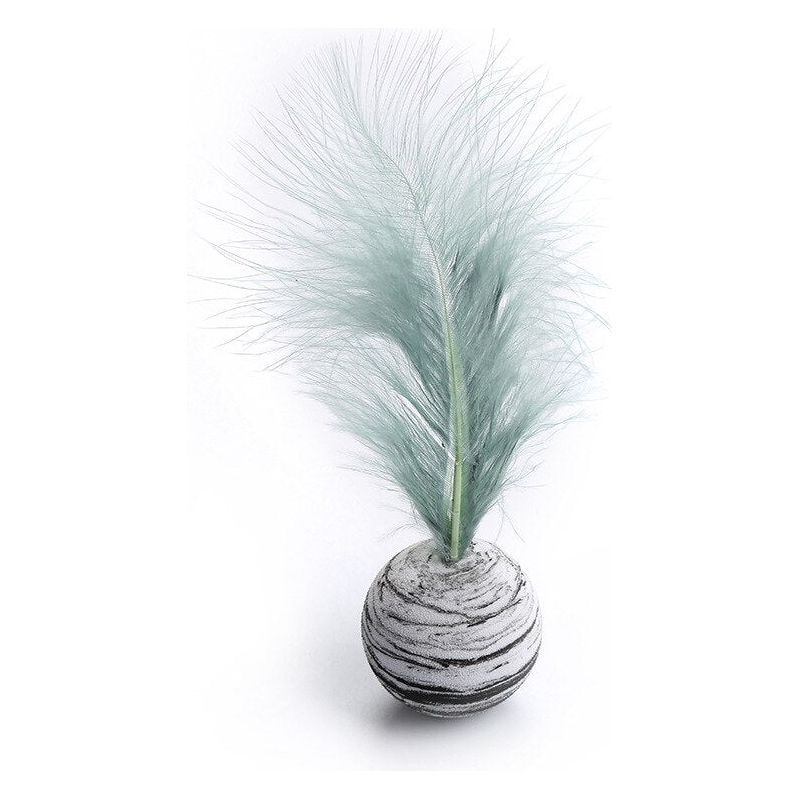 Cat toy Ball Feather Funny Cat Toy Star Ball Plus Feather Foam Ball Throwing Toys Interactive Plush Toys Pet Supplies katten toy - Jointcorp