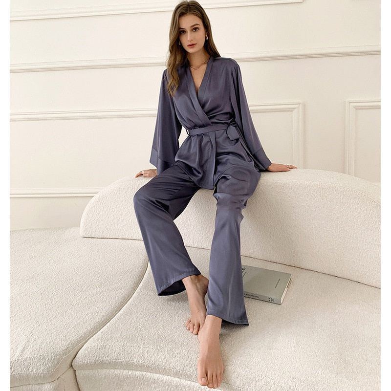 Women's Pajamas Set Nightwear Simplicity Nightgown Femme - Jointcorp