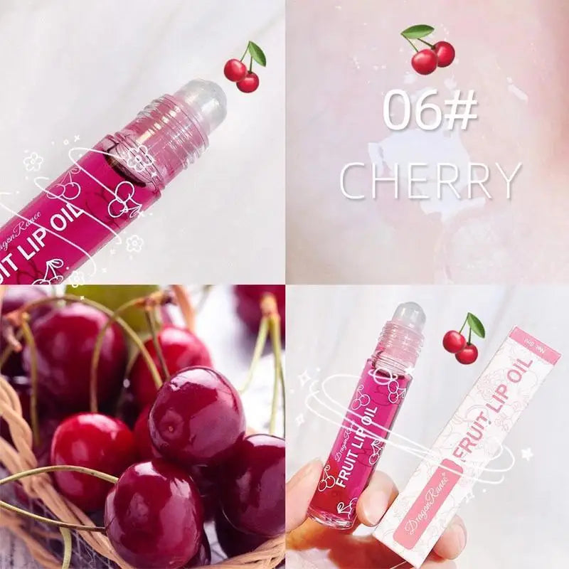 Moisturizing lipstick Roll-on Fruit Essence Lip Balm Long Lasting Waterproof hydrating smoothing lip skin lip gloss random color