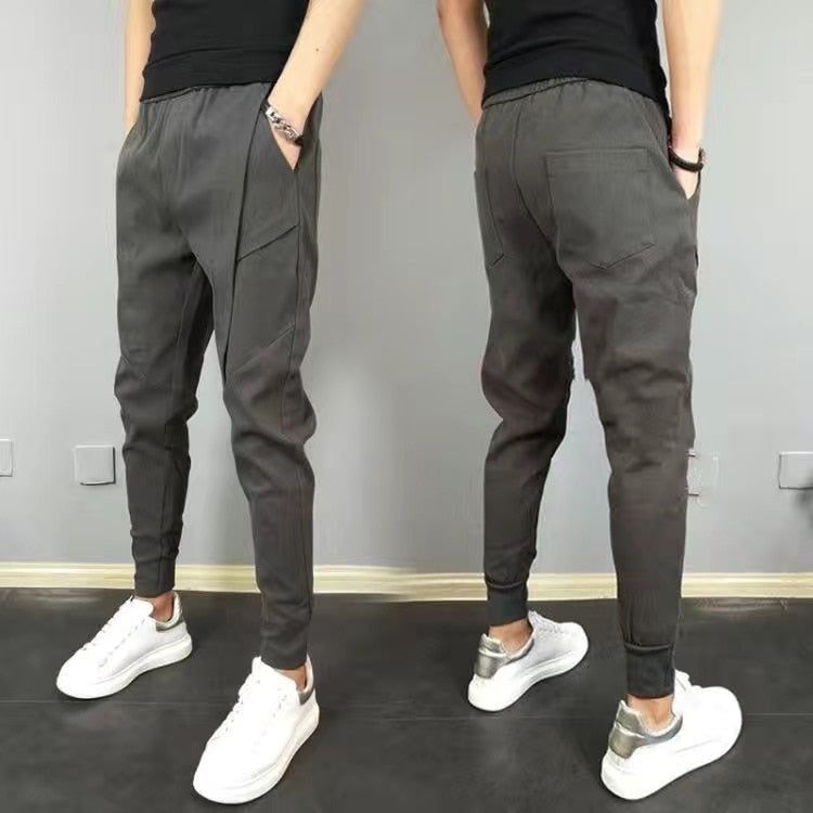 Joggers Men High Quality Spring Autumn Pants Men Slim Fit Drawstring Mens Casual Pants - Jointcorp
