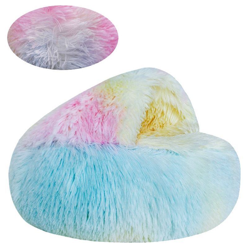 New Pet Bed Winter Soft And Comfortable Warm Shell Semi-enclosed Cat Mattress Cute Pet Cat Bed Kennel Dog Sleep Protector - Jointcorp