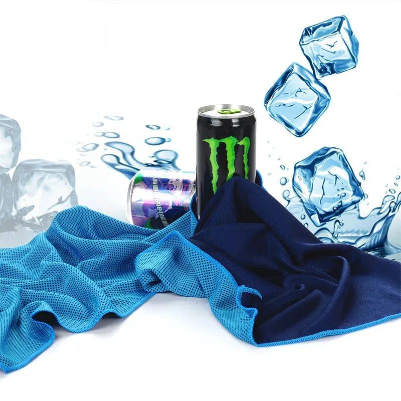 Microfiber Towel Quick-Dry Summer Thin Travel Breathable Beach Towel Outdoor Sports Running Gym Yoga Camping Cooling Scarf