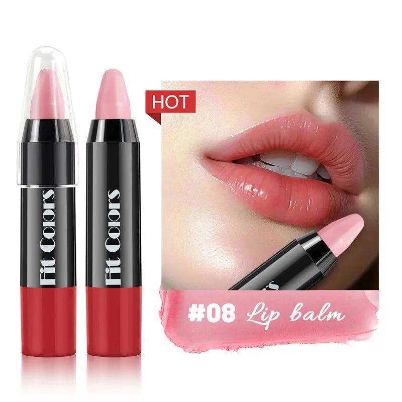 Sexy Matte Lipstick Pencil Waterproof Long Lasting Red Contour Tint Lipstick Non-stick Cup Lipliner Pen Lips Makeup 7 Colors