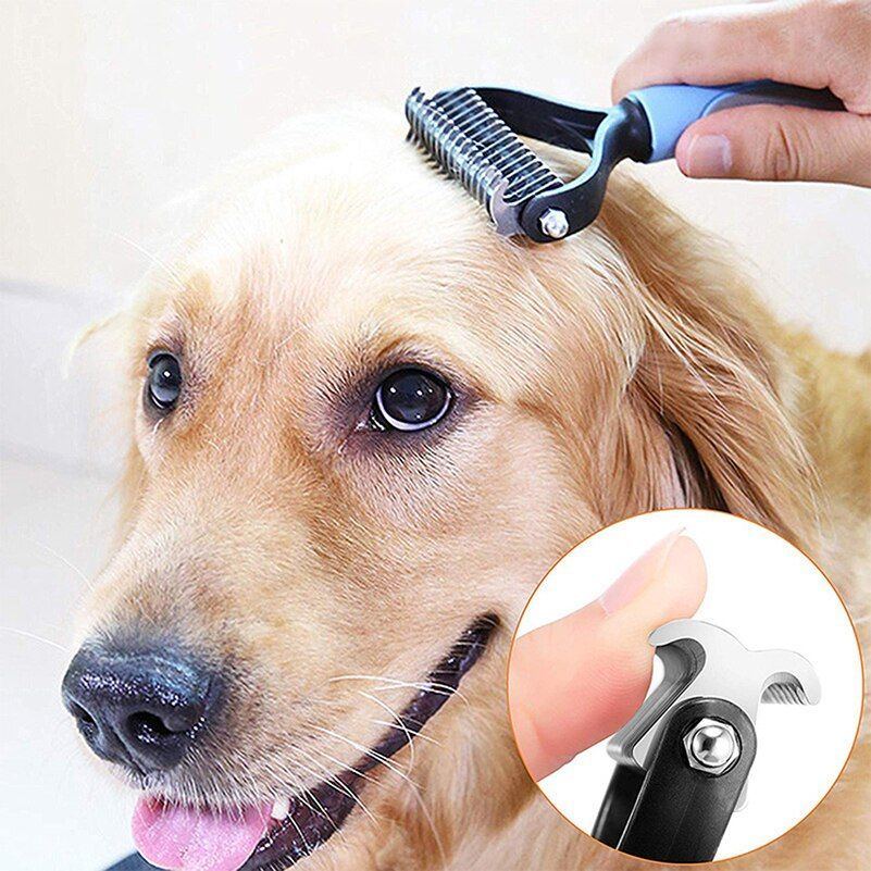 Professional Pet Deshedding Brush Dog Hair Remover Pet Fur Knot Cutter Puppy Cat Comb Brushes Dogs Grooming Shedding Supplies - Jointcorp